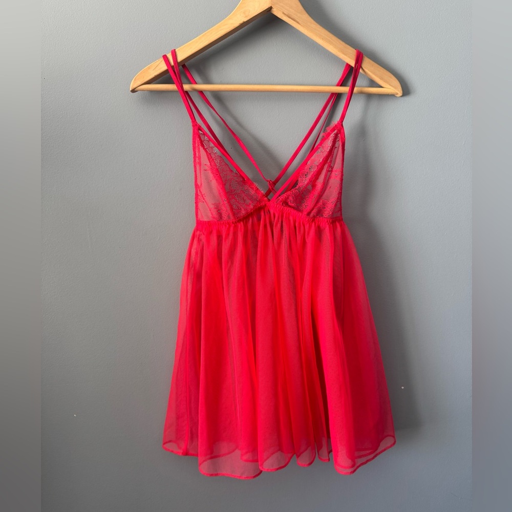 Victoria’s Secret baby doll chemise lace and mesh lingerie
